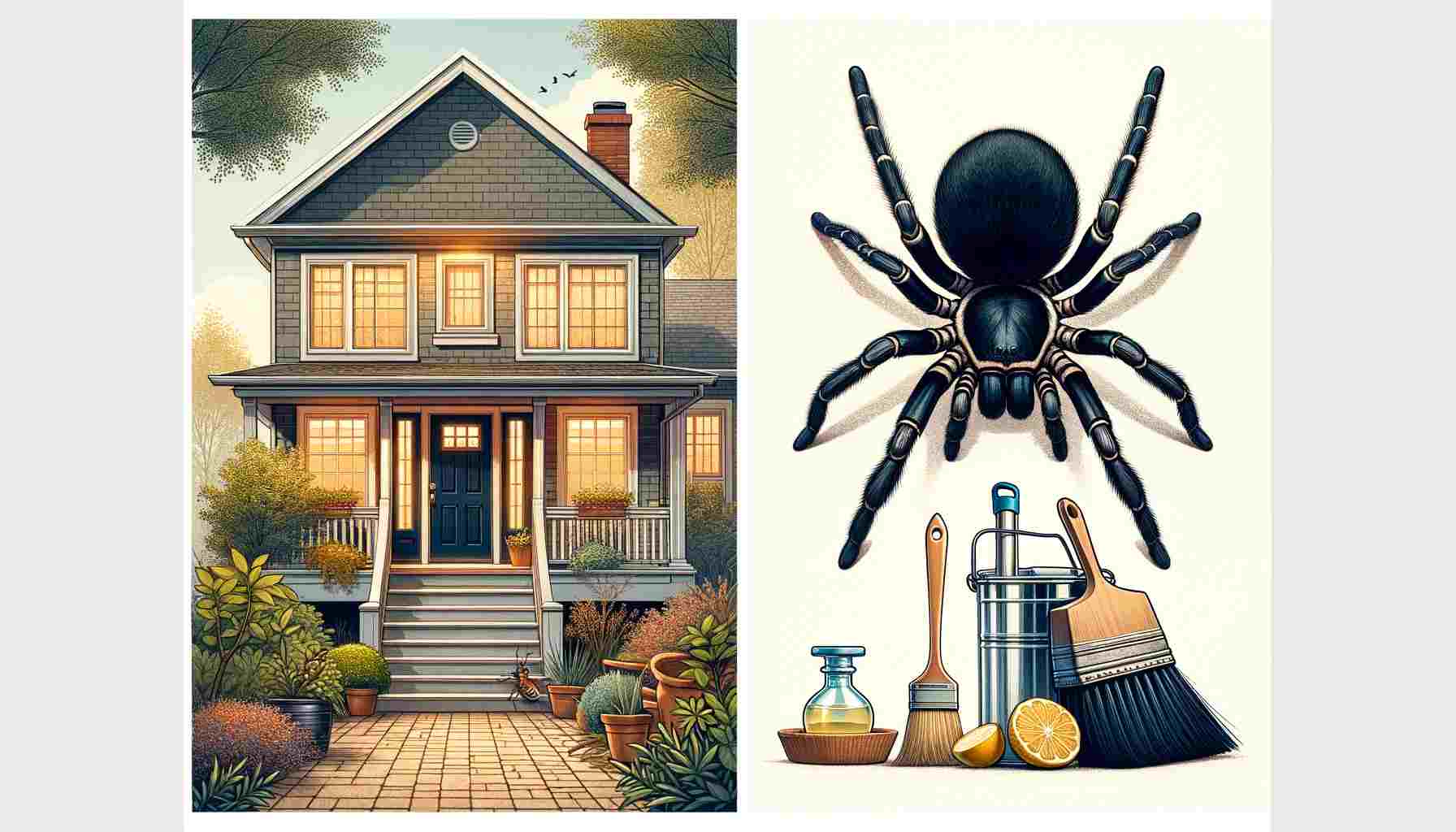 Removal And Prevention of Black House Spiders